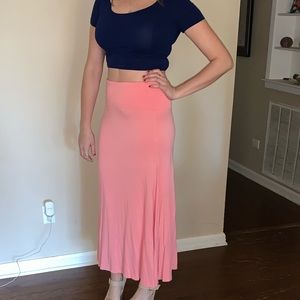 $5 for $20 Long pink skirt